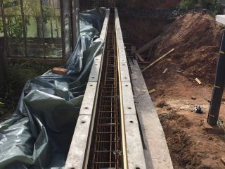 Betonsturzwand