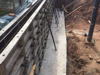 Betonsturzwand