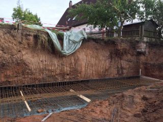 Betonsturzwand